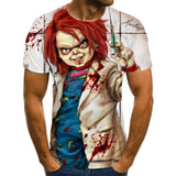 2020 letter Series Printed 3D T-shirt Round Neck Short Sleeve Women Tees Men Casual Women's T shirts Tops