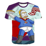 The Simpsons Homer 3d Print T Shirt Bart Simpson House Clothing Homer Simpsons Sweatshirt Costume Men/women Simpson Family Shirt