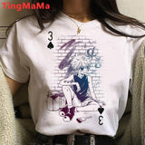 Kawaii Hunter X Hunter T Shirt Men Funny Summer Tops Cartoon HISOKA MOROW Graphic Tees Harajuku Unisex Anime Hot T-shirt Male