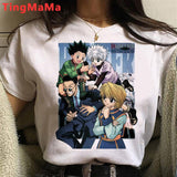 Kawaii Hunter X Hunter T Shirt Men Funny Summer Tops Cartoon HISOKA MOROW Graphic Tees Harajuku Unisex Anime Hot T-shirt Male